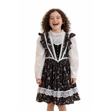 Vintage Prairie Victorian Girls Dress Size 6/7