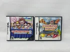 Cooking Mama 1 & 2: Dinner with Friends Nintendo DS Tested Authentic Lot Of 2