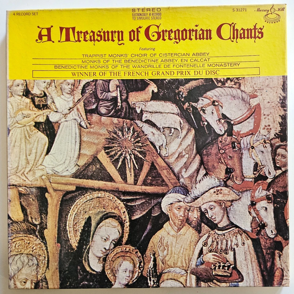 4 LP Box Set: A Treasury Of Gregorian Chants - Murray Hill 1970 - Catalog Insert - Image 2 of 4
