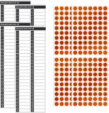 8 Pieces  Panel Labels,Circuit Breaker Panel Fuse Electric Box Load Center Ident