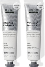 Gentle Fluoride-Free Toothpaste for Kids Adults, Nano-Hydroxyapatite 2 Pack