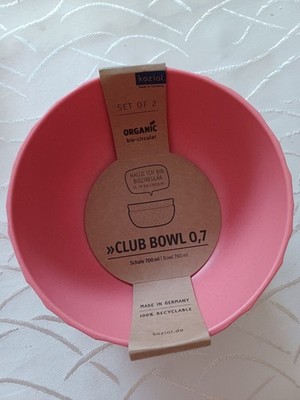 Koziol Club Bowl 0,7, koralle 2 Stück, OVP