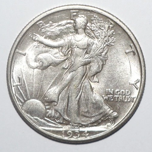 1934-P Walking Liberty Half Dollar — photo from the most recent tracked eBay sale