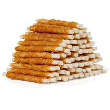 Chicken Wrapped Rawhide Sticks for Small Dogs, 75 Count