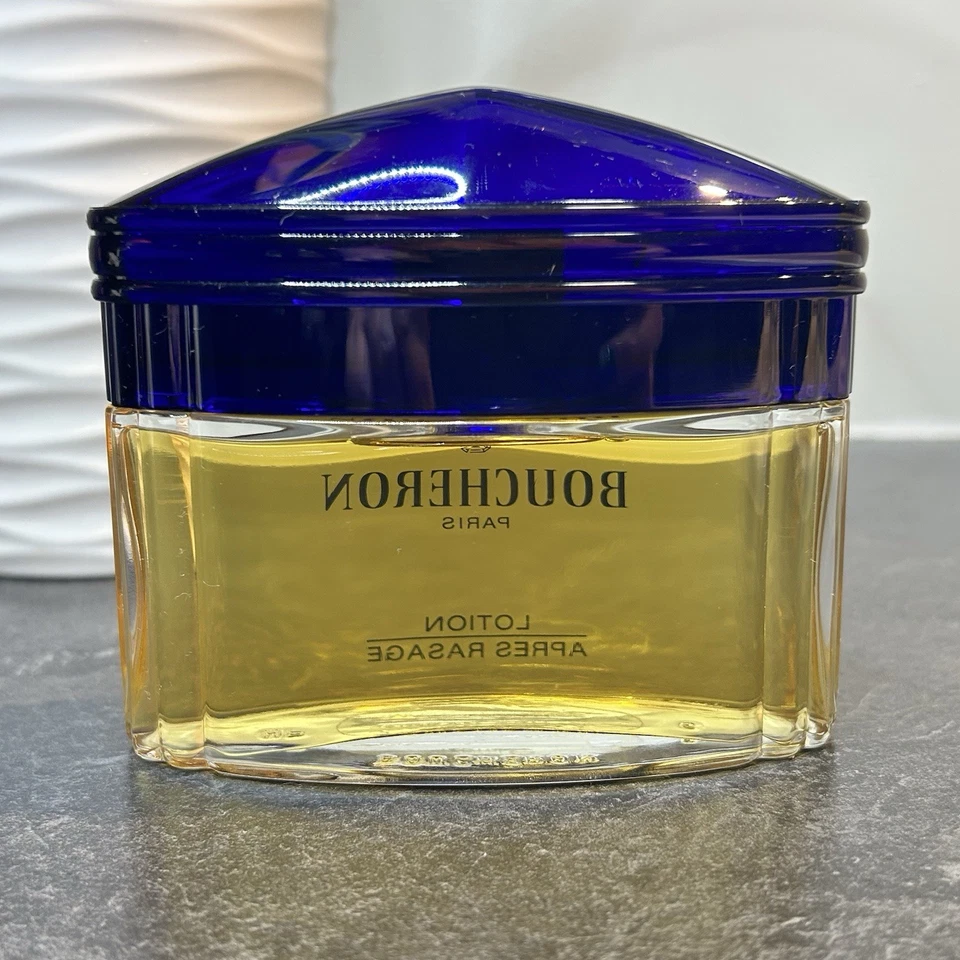 Loción para después del afeitado vintage Boucheron Pour Homme Splash 4,2 OZ tamaño GRANDE difícil de encontrar Foto 2 de 4