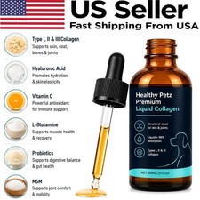 Healthy Petz Premium Liquid Collagen For Dogs, Supplement With Collagen, 60ml