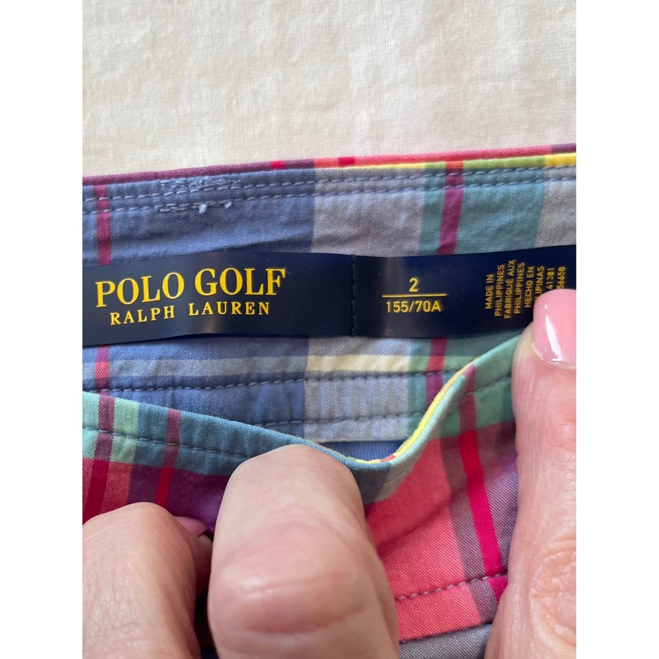 Женская юбка в клетку Polo Golf Ralph Lauren размер 2 повседневная юбка для гольфа тенниса - Изображение 4 из 4