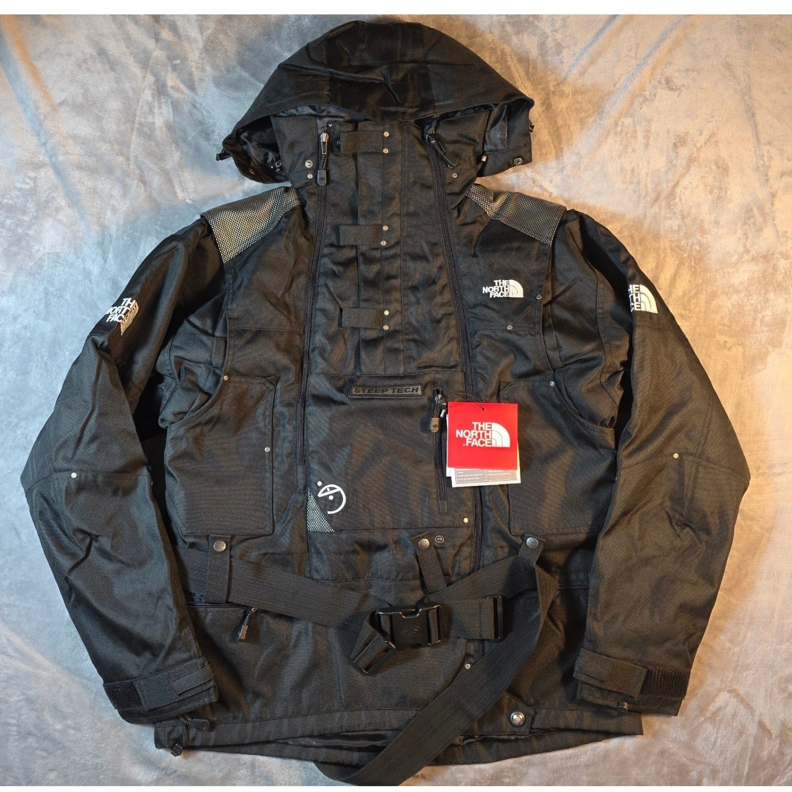 The North Face Steep Tech Apogee Jacket Mens Small Black Hooded Ski Coat NWT
Opens in a new window o