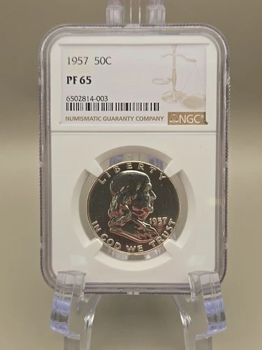 1957 Franklin Half Dollar 50c NGC PF 65
