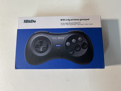 8Bitdo M30 2.4G Wireless Gamepad Controller for Sega Genesis - Black
