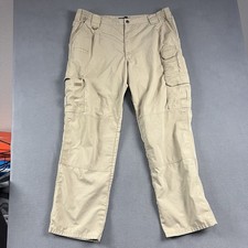 5.11 Tactical Pants Mens 42x34 Beige Taclite Pro Ripstop Cargo Utility Workwear