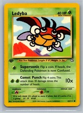 Ledyba Neo Genesis #063/111 Common 1st Edition MP Pokemon
