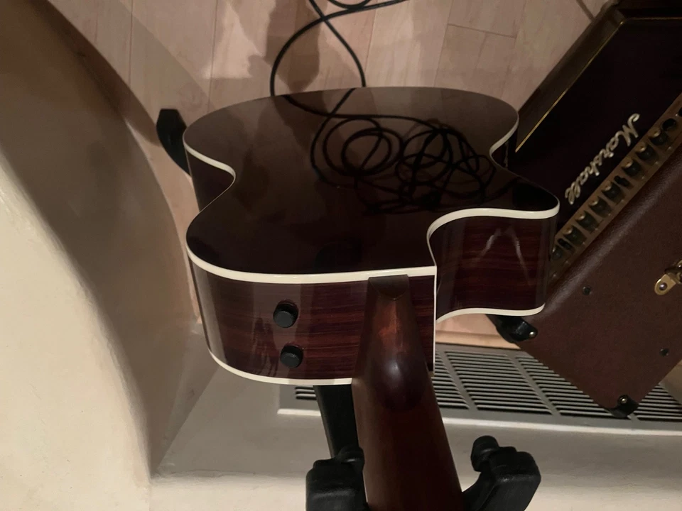 Sigma AMI GTCE-2 OM Acoustic Electric w/Sigma Soft Case - Image 2 of 4