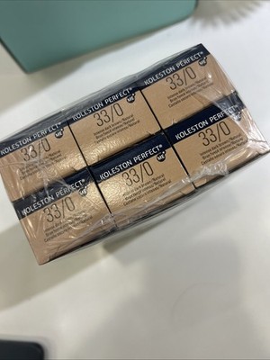 Wella KOLESTON PERFECT ME+ Pure Balance Hair Color Creme ~ 2 oz 33/0 PACK OF 6