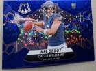 2024 Panini Mosaic - NFL Debut Caleb Williams #289 No Huddle Blue Mosaic...