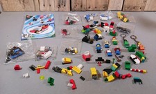 Vintage Lot Of Lego Sealed Packs, Figures, Figure Key Rings, Parts