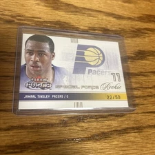 2001-02 Fleer Force Special Force RC #127 Jamaal Tinsley Pacers 22/50 IOWA STATE