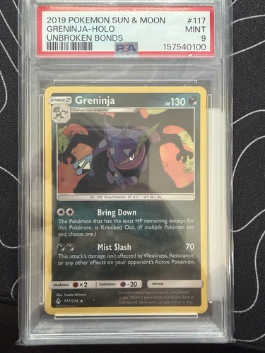 Greninja graded PSA 9 for sale on eBay