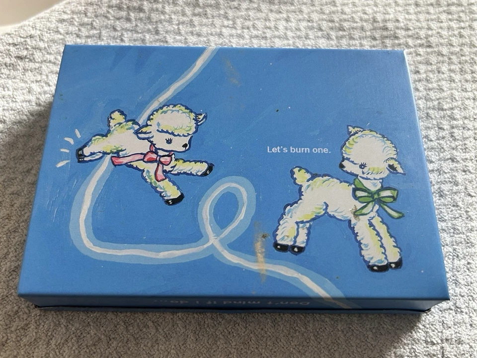 Blue Q Tin Lamb Collectible Tin! Smoke Em If You Got em Unique - Image 3 of 4