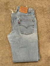 Vintage Levis 505 Jeans Mens 28 x 32 Denim Regular Fit Straight Leg 90s 1998 EUC