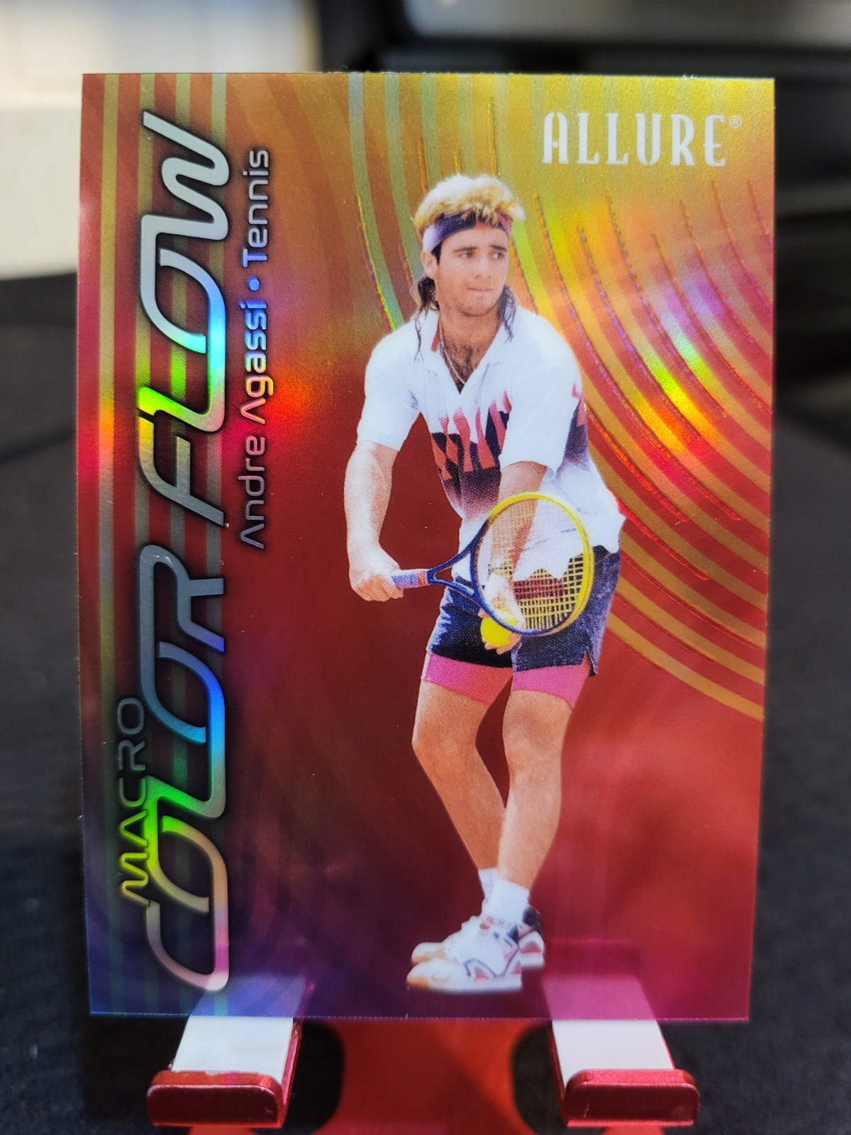 2025 Upper Deck Allure SE - Andre Agassi #CF9-5 - Macro Color Flow SP - Tennis