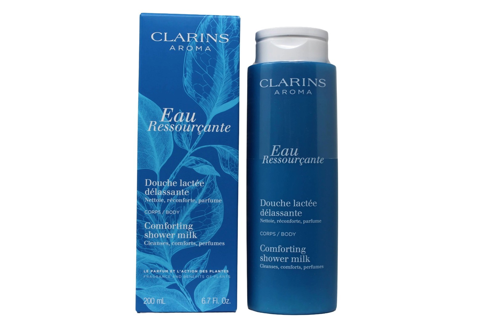 CLARINS AROMA EAU RESSOURCANTE COMFORTING SHOWER MILK 200 ML67 FLOZ 10990₽