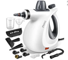Pressurized Handheld Multi-Surface Natural Steam Cleaner with 12 pcs Accessories
