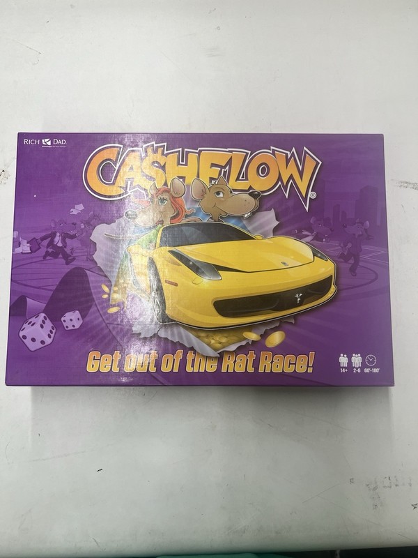 Cashflow 101 Board Game Rich Dad Poor Dad Get Out Of The Rat Race 2017 COMPLETE