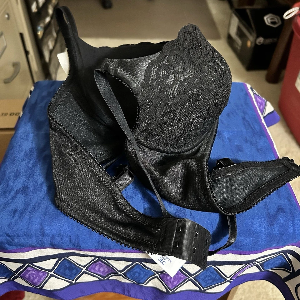 Sujetador push up acolchado con aros negro Bestform 6387 talla 36 C nuevo con etiquetas. Foto 3 de 3