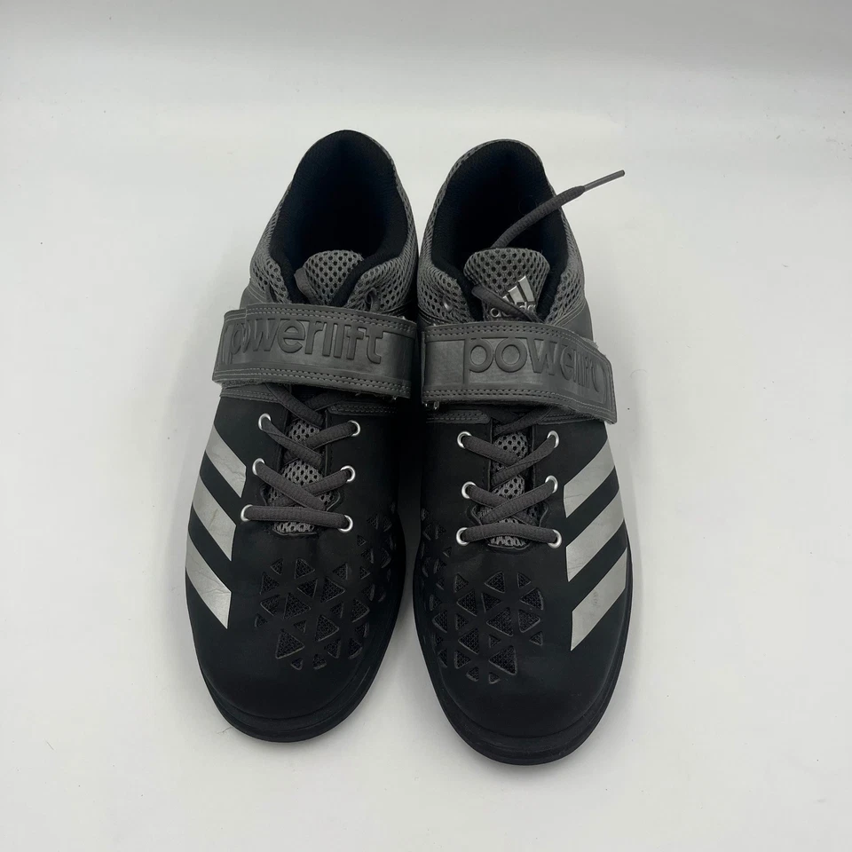 Adidas Powerlift 3.1 Zapatos de Levantamiento de Pesas Negro Rojo Correa AQ3338 - Talla 9.5 Foto 2 de 4