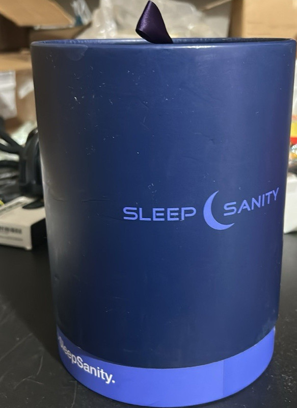 Sleep Sanity Sleep Mask with Eye Cups in Blue and Black Color Combo
