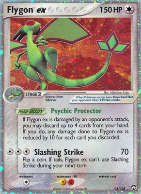 Pokémon TCG - Flygon ex - 94/108 - Ultra Rare - Ex Power Keepers [Moderate Play]