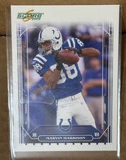 Marvin Harrison 2006 Score Super Bowl XLI Embossed Logo #113 SSP 1/1 Masterpiece