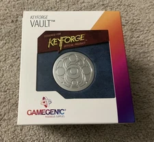 GameGenic KeyForge Vault Deck Box - Blue - w/three decks - open box unused