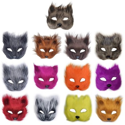 Cats Face Mask for Kid Adult Halloween Carnivals Masquerades Cosplay Party