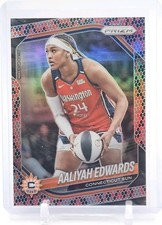 AALIYAH EDWARDS 2025-26 PANINI PRIZM WNBA BASKETBALL SNAKESKIN #94 SUN KP94
