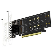 GLOTRENDS PA41 Quad M.2 NVMe to PCIe 4.0 x16 Adapter Card