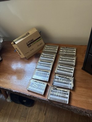 Case of10:1977 HIGH RESOLUTION TDK SAC90 SUPER AVILYN PRECISION CASSETTE TAPES