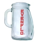 EVENFLO 1950s Vintage Glass Measuring Pitcher 4 Cup 32 oz. Red Measurement Marks