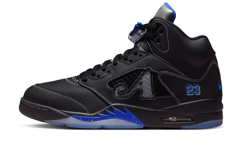 Awake NY x Air Jordan 5 Retro 'Black Racer Blue' DV4982-004 Para hombres Talla Foto 3 de 4