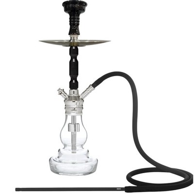 NEW MYA Mini Robusto 22  Hookah   Black  MX Function   Premium Glass Base