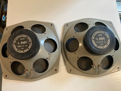DDR Lautsprecher L3401 12,5 Watt _6 Ohm  1 Paar RAR