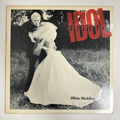 BILLY IDOL- White Wedding Vinyl 12'' 1982 LE White Vinyl Chrysalis NM