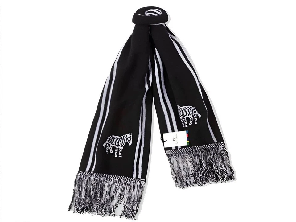 PAUL SMITH Hombre Bufanda con Cachemira PS34 T1P - Imagen 4 de 4