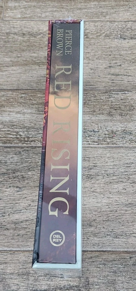 SIGNED Red Rising Pierce Brown DELUXE SLIPCASE EDITION Hardcover SEALED NEW - Image 2 of 3