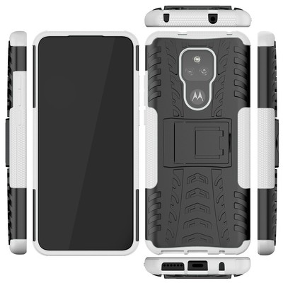 For Motorola Moto ''All'' Series Shockproof Non-Slip Stand Rugged Soft Phone Case