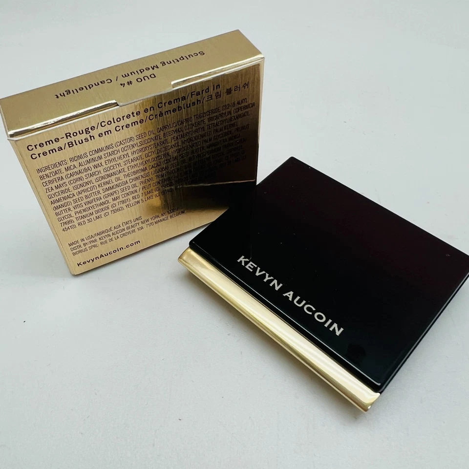 Kevyn Aucoin The creamy glow Duo #4(SculptingMedium/Candlelight) - 0.16oz- NIB - Image 4 of 4