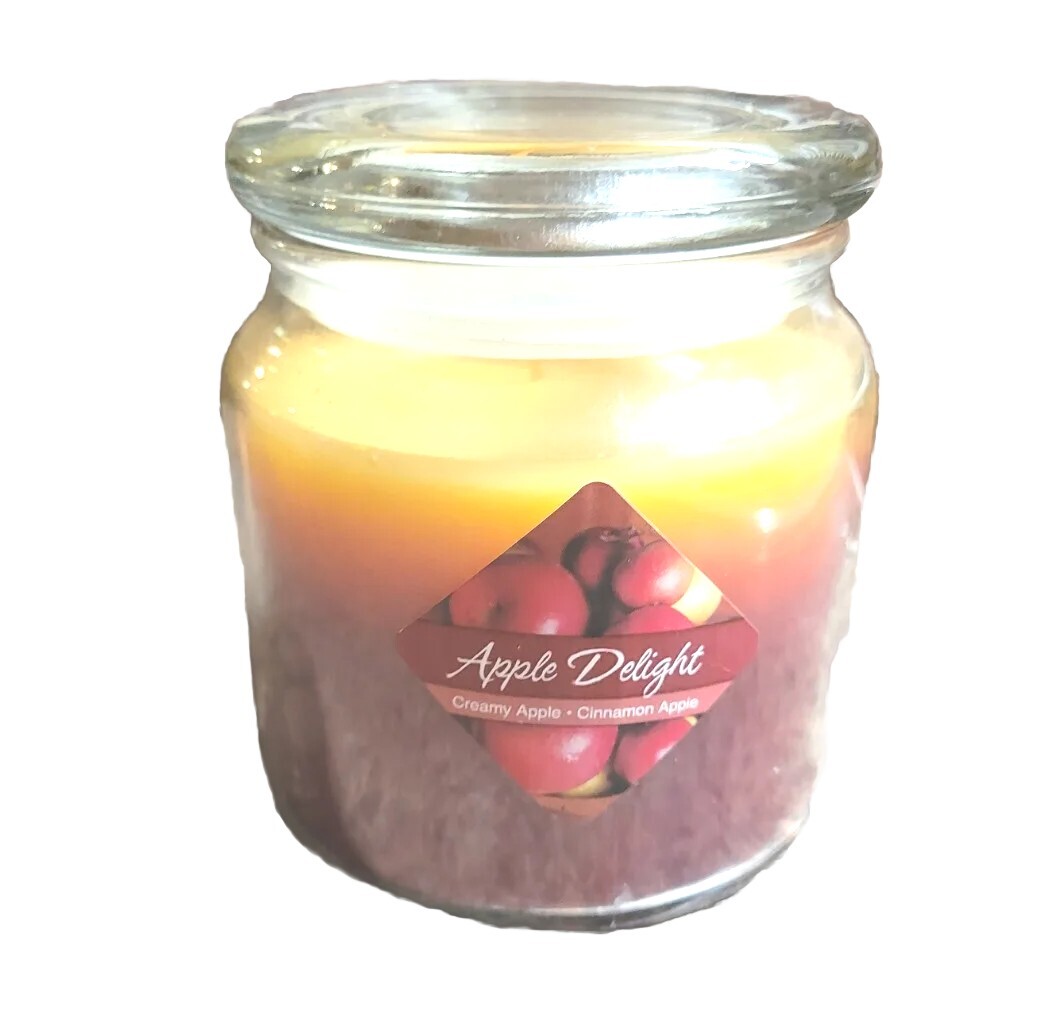 Lihjthouse Apple Delighr Single Wick Jar Candle 14.5 Ounce