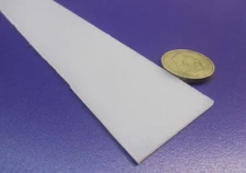 Hdpe White Bar 1/16" (.062") Thick x 1.50" Wide x 48" Long, 8 Pcs, 32 Ft Total