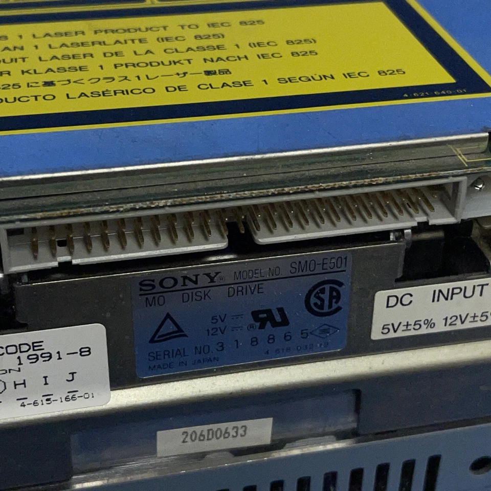 SONY SM0-E501 MO DISK DRIVE - Image 4 of 4